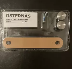 IKEA Osternas 6” Tanned Leather Handle 2 In Each Pack, Pkg., NIP. A-13 - Picture 1 of 5
