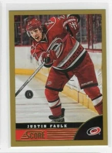 Justin Faulk 13-14 Panini Score Hockey Gold #81 Carolina Hurricanes - Picture 1 of 1