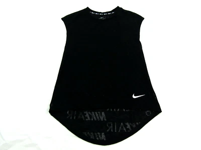 Camiseta sin mangas Nike Air Dri-Fit entrenamiento transparente para mujer XS correr sin mangas logotipo Foto 1 de 4