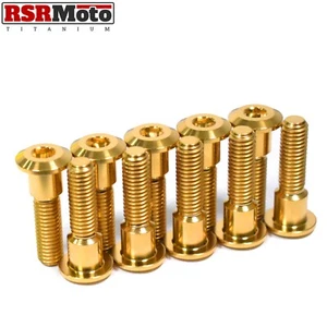 Suzuki Titan Bremsscheibenschrauben vorne, M8x1,25x33, verschiedene Modelle, gold - Bild 1 von 3
