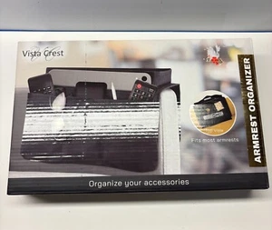 NEW Vista Crest Armrest Organizer 5 Pockets Flat Tray - Picture 1 of 5