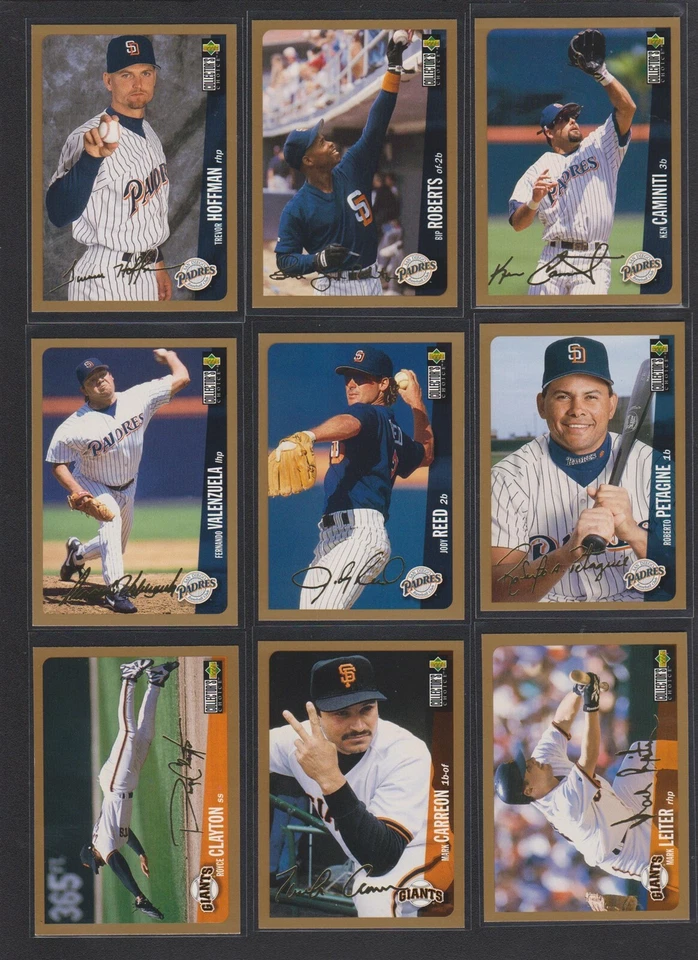 1996 COLLECTOR'S CHOICE GOLD SIGNATURE #296 TREVOR HOFFMAN PADRES SP 1:36 ODDS - Image 1 of 1