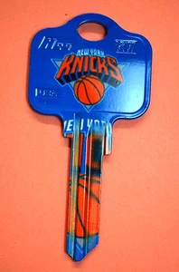 Great Gift Idea NBA NEW YORK KNICKS KWIKSET KW1, KW10, KW11 UNCUT KEY BLANK - Picture 1 of 2