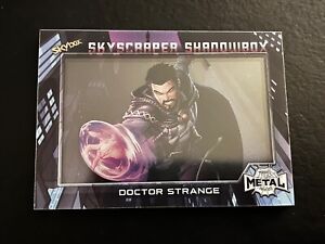 2022 Spider-Man Metal Universe Skyscraper Shadow Box #SS22 Doctor Strange SP
