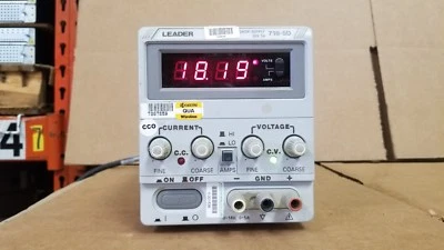 Leader 718-5D Regulated DC Power Supply Good! - Image 1 of 2