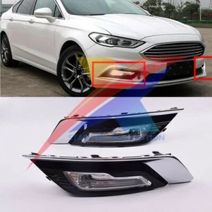 π₯ For Ford Fusion / Mondeo Luxury 2017-2018 LED DRL Daytime Running Light DRL - Picture 1 of 12