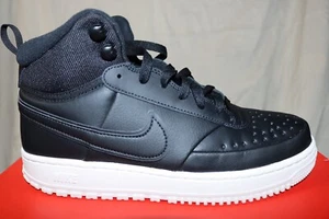 Mens Nike Court Vision Mid Winter 8 or 8.5 (DR7882 002) Walk Run Sneakers Black - Picture 1 of 6