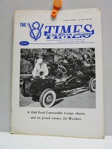 De colección - THE V8 TIMES - Revista para entusiastas de Ford V8 - Ford V8 Club - 1968 - Imagen 1 de 12