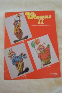 Folleto de colección Just CrossStitch #802 Clowns II 3 gráficos de Cathy Livingston - Imagen 1 de 6
