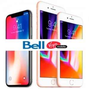 BELL VIRGIN CANADA iPHONE 4 4s 5 5s 6 6s SE (1st Gen.) 7 8 PLUS UNLOCK SERVICE - Zdjęcie 1 z 1