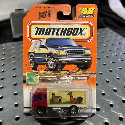 MATCHBOX #48 DELIVERY TRUCK - RED - Treasure Hunt 2000 Logo - NIP TH LOGO - Image 1 of 4