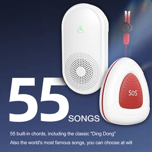 Elderly Life Alert Home Emergency Doorbell SOS Call Alert System Nurse Call Bell - Picture 1 of 8