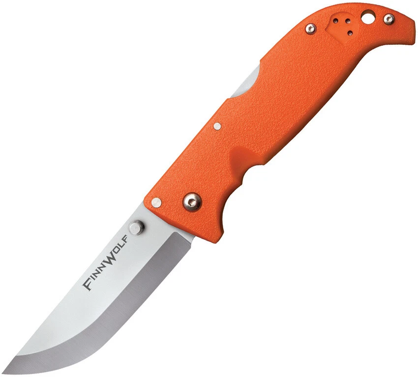 Faca de bolso Cold Steel Finn Wolf Lockback laranja dobrável AUS-8A aço 20NPJ - Imagem 1 de 1