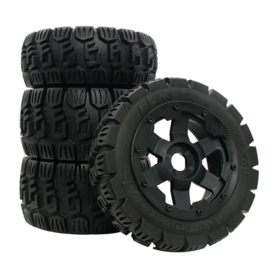 Front Rear Tire Plastic Wheel Rim for 1/5 RC Car Baja HPI KM RV 5B All Terrain - Image 1 of 4