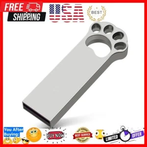 USB Flash Drive Cats Paw USB 2.0 Pendrive Jump Drive with Keychain Hole - Afbeelding 1 van 18