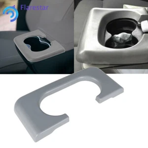 For Ford F250 350 99-10 Center Console Cup Holder Replaces Pad Light Flint Grey - Picture 1 of 7