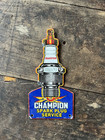 Champion Spark Plug Vintage Porcelain Gas And Oil Sign