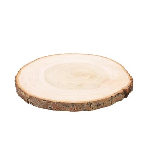 11-15" Natural Round Poplar Wood Slices Wedding Centerpieces Crafts Decorations - Picture 1 of 9