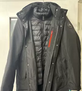 Pajar Men's 3 In 1 Jacket Coat In Black Large - 5298-1-AN - Picture 1 of 3
