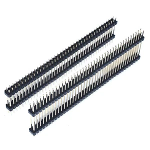 Doppelreihiger doppelreihiger Kunststoff-Pin-Kopf 2,54 mm Steigung 2 * 40 Pin 15/17/19/20/25/30/40 mm - Bild 1 von 5