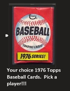 1976 Topps Baseball Singles Pick Complete Your Cards Set VG or BETTER 7-398