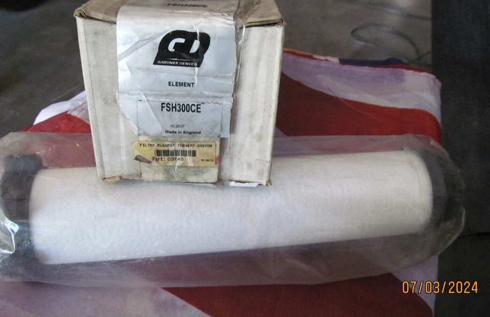 GARDNER DENVER FSH300CE COALESCING REPLACEMENT FILTER ELEMENT - Image 1 of 1