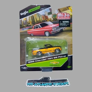 Maisto 1992 Chevrolet 454 SS Custom Orange/Black Design Lowriders 1/64 - Picture 1 of 4