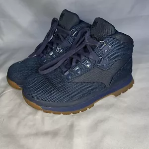 Scarpe Timberland Euro Hiker giovani bambini taglia 13 marrone navy stivali da trekking outdoor - Foto 1 di 13
