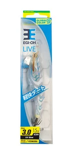 Yamashita EGI-OH LIVE NEOBRIGHT Blue Squid Bait Jig 3.0 067 15g NBB/HOLO 620-108 - Foto 1 di 3