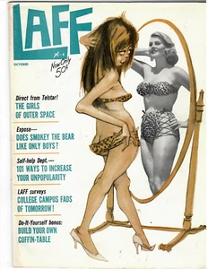 LAFF Magazine Oct. 1965 Picture Humor, Build Your Own Coffin Table, Gags & Gals - Picture 1 of 3