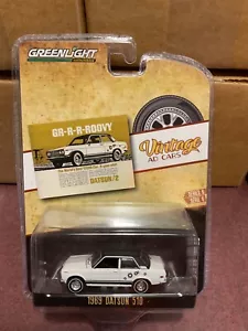 Coches publicitarios vintage Greenlight 1969 Datsun 510 GR-R-R-ROOVY. - Imagen 1 de 1