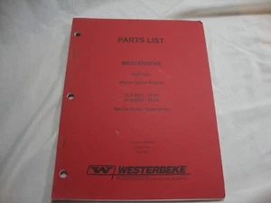 Westerbeke 82B Four marine diesel engine BED generator Parts List Manual - Picture 1 of 4
