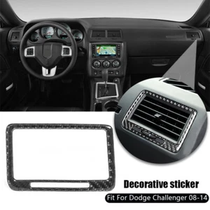 Passenger Seat Air Outlet Vent Cover Trim Carbon For Dodge Challenger 2008-2014 - Picture 1 of 10