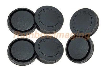 3 Pcs Lens Rear Caps Body Covers for Sony E-Mount a7II a7S II a7R a7 III IV