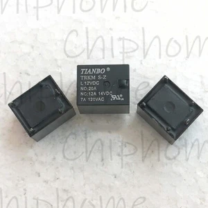 10 pezzi TIANBO TRKM S-Z 12VDC relè di alimentazione 12A 14VDC 5 pin - Foto 1 di 1