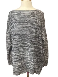 LOFT Pullover grau weiß meliert Rundhals XL - Bild 1 von 5