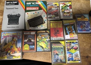 Sinclair ZX Spectrum Assorted Game Cassette Tape Bundle #2 - Imagen 1 de 2