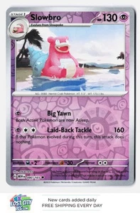 Slowbro 080/165 - Scarlet & Violet 151 *REVERSE Holo Foil* NM - Picture 1 of 2