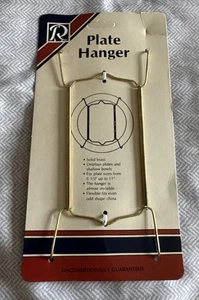 Massives Messing Dekor Sammler Teller Display Wand Aufhänger Halter 6,5"-11" NEU - Bild 1 von 3