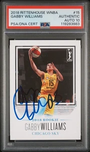 2018 Rittenhouse WNBA - #15 Gabby Williams Rookie PSA 10 AUTO RC - Picture 1 of 2