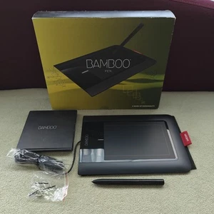 Tablette Graphique USB Wacom Bamboo Pen CTL-460 - Stylet Dessin - Très bon état - Zdjęcie 1 z 11