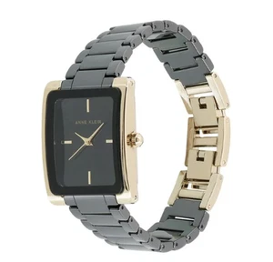 Anne Klein Quartz Black Dial Ceramic Strap Watch for Women - Picture 1 of 7