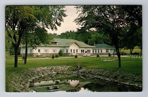 Postal de recuerdo antigua vintage de Glenwood MN-Minnesota, criadero de peces estatal - Imagen 1 de 2