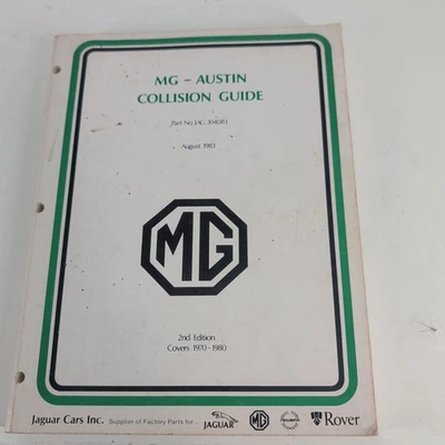 Libro guía de colisiones MG Austin 1970-80 segunda edición parte no. JAG 304083 Foto 1 de 4