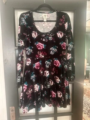 🩷Autoestima- Vestido de Terciopelo Negro Elastizado Fiesta Grunge BabyDoll Vintage Años 90 Foto 1 de 4