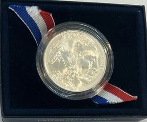 Moneda conmemorativa American Buffalo 2001 dólar de plata sin circular - Imagen 1 de 6