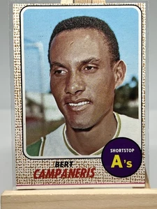 1968 Topps - Bert Campaneris #109 Six Time All Star & Stolen Base Leader A's HOF - Picture 1 of 2