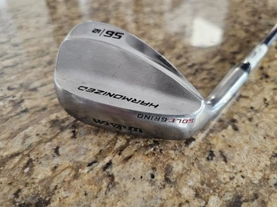 Mint LH Wilson Harmonized 56/12 Sole Grind Sand Wedge w/Wedge-Flex Steel Shaft - Image 1 of 4
