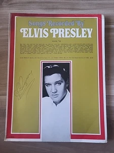 Songs Recorded By Elvis Presley Volume 2 1968 Piano, Guitar, Voice - Picture 1 of 8