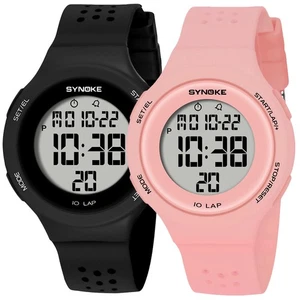 Frauen Outdoor Sport Digitaluhr Wasserdicht Hintergrundbeleuchtung LED Mode Uhren Geschenk - Bild 1 von 19